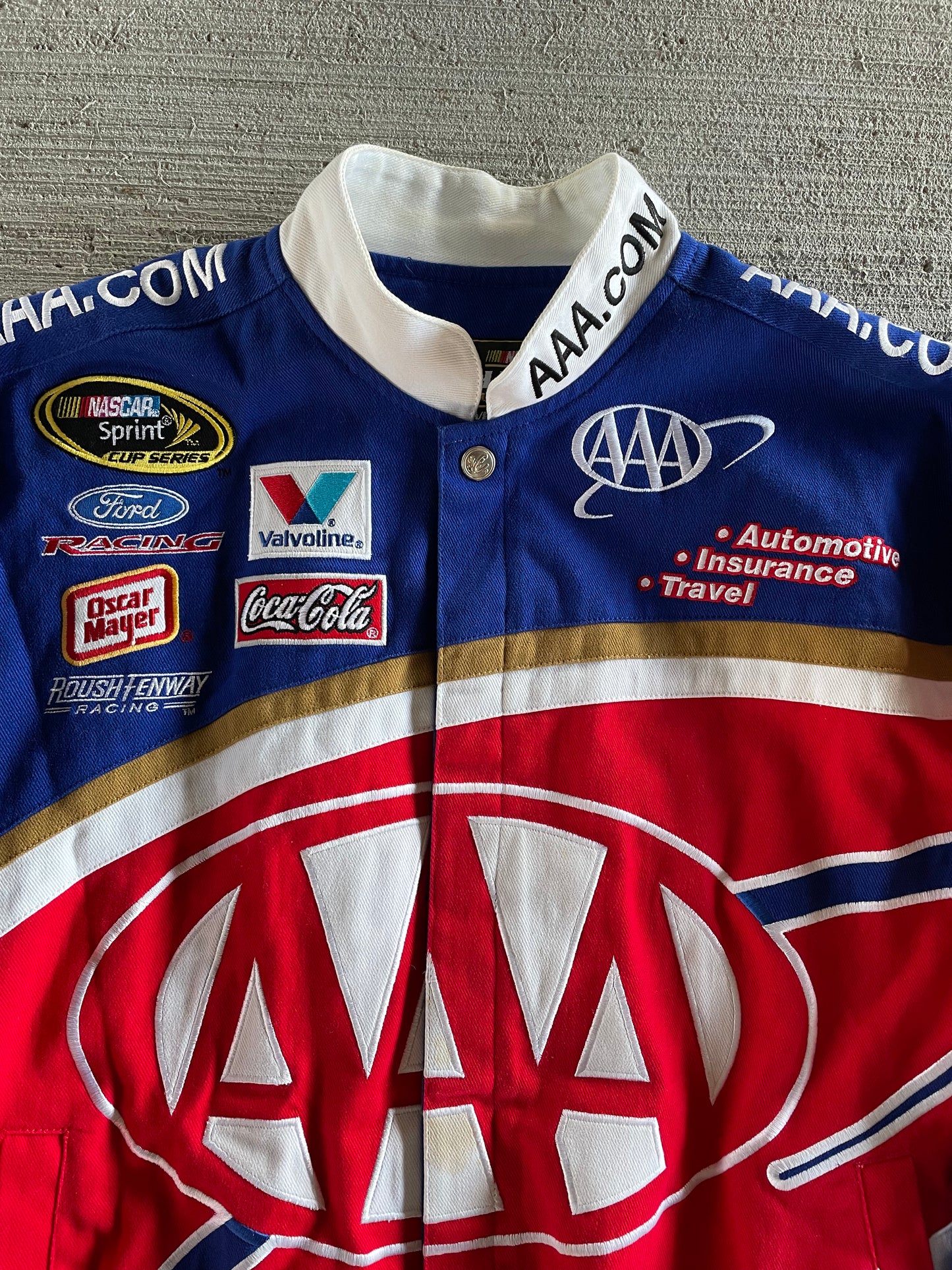 Y2K Nascar AAA #6 David Ragan Racing Jacket