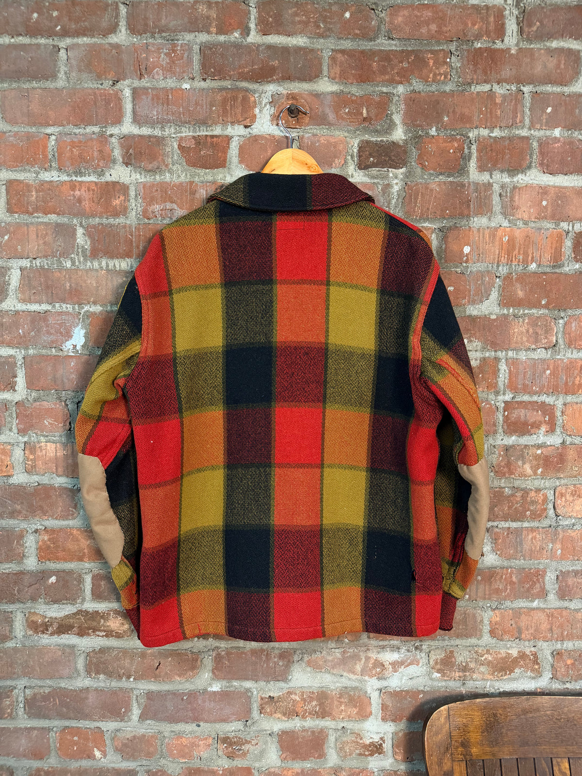 Vintage 1940s Woolrich Wool Patch Hunting Jacket
