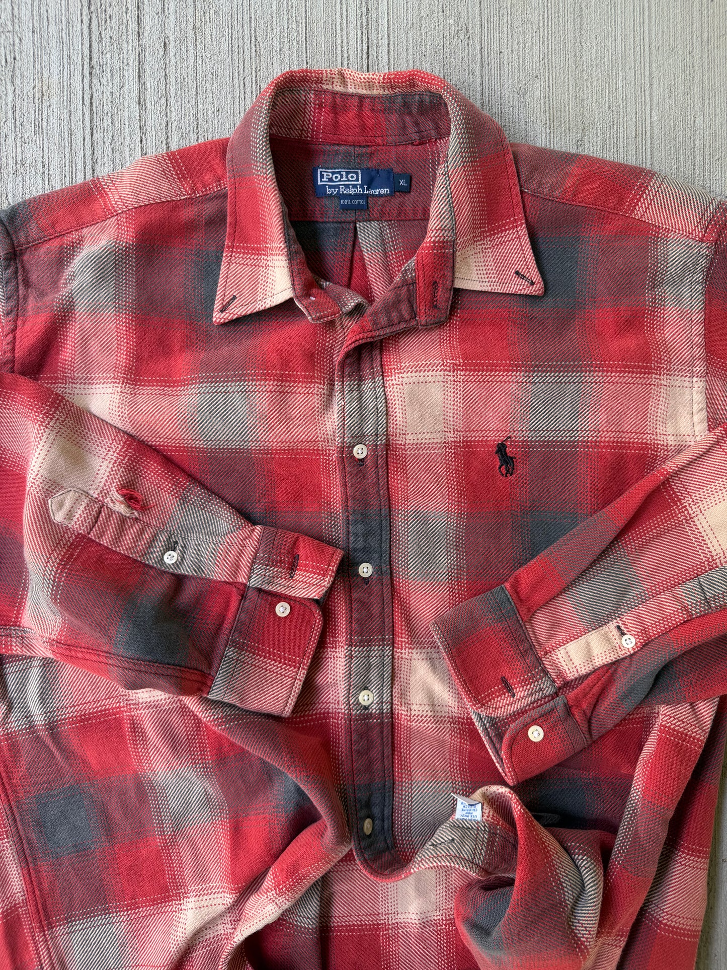 Vintage 90s Polo Ralph Lauren Plaid Flannel