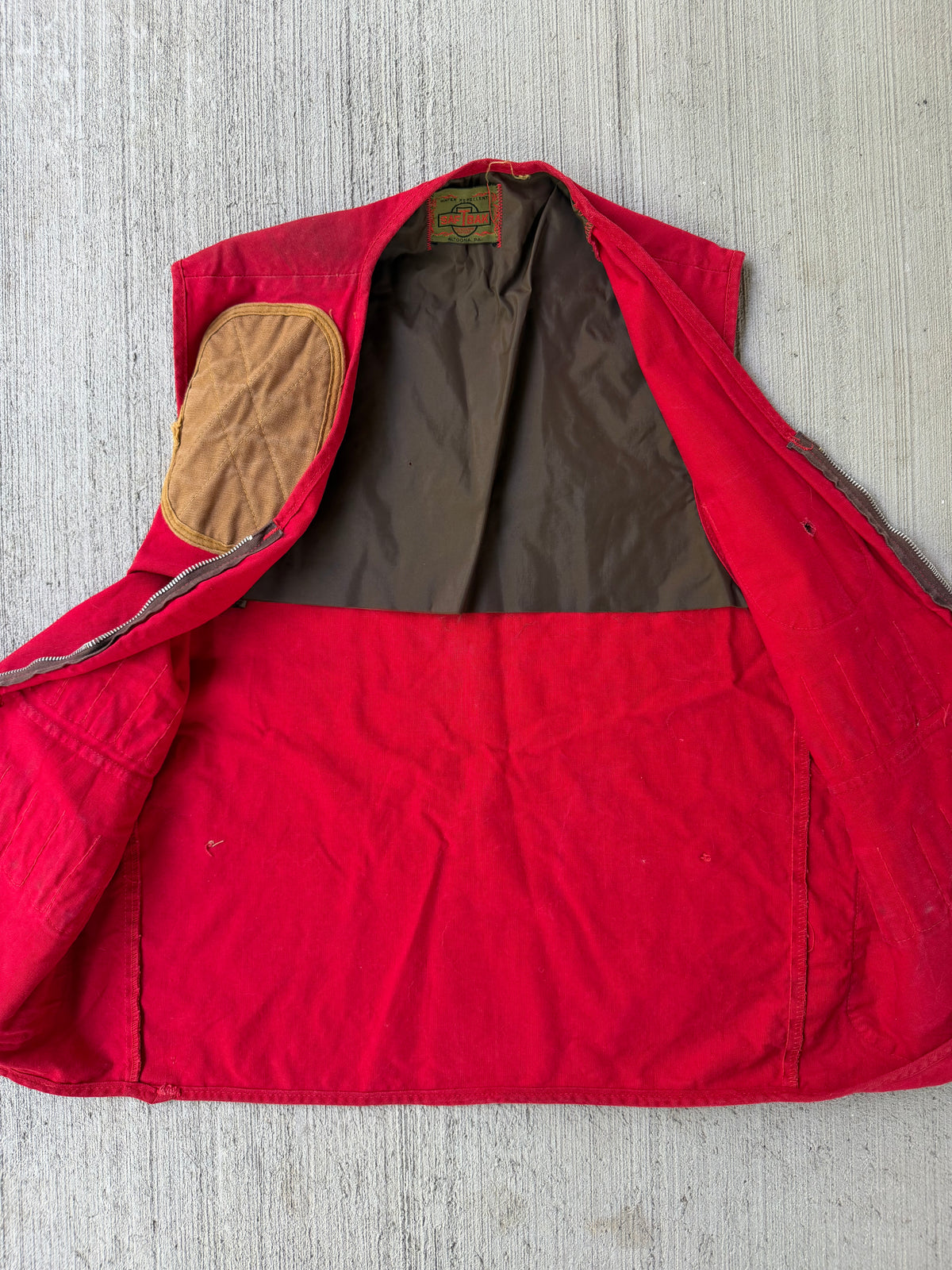 Vintage 1960s SafTbak Canvas Hunting Vest