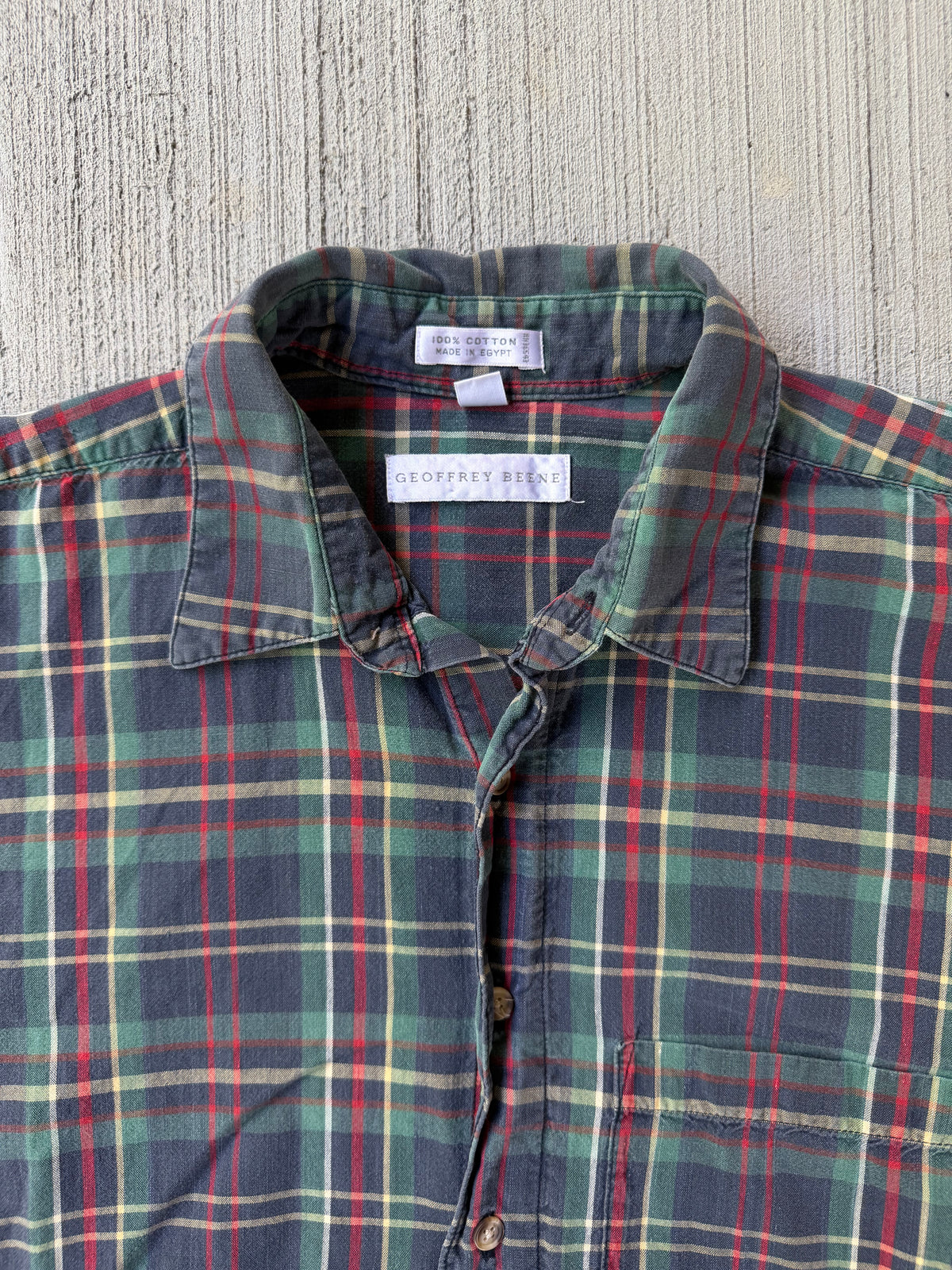 Vintage 1990s Geoffrey Beene Cotton Button Up