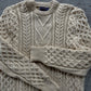 80s Pendleton Cable-knit Sweater