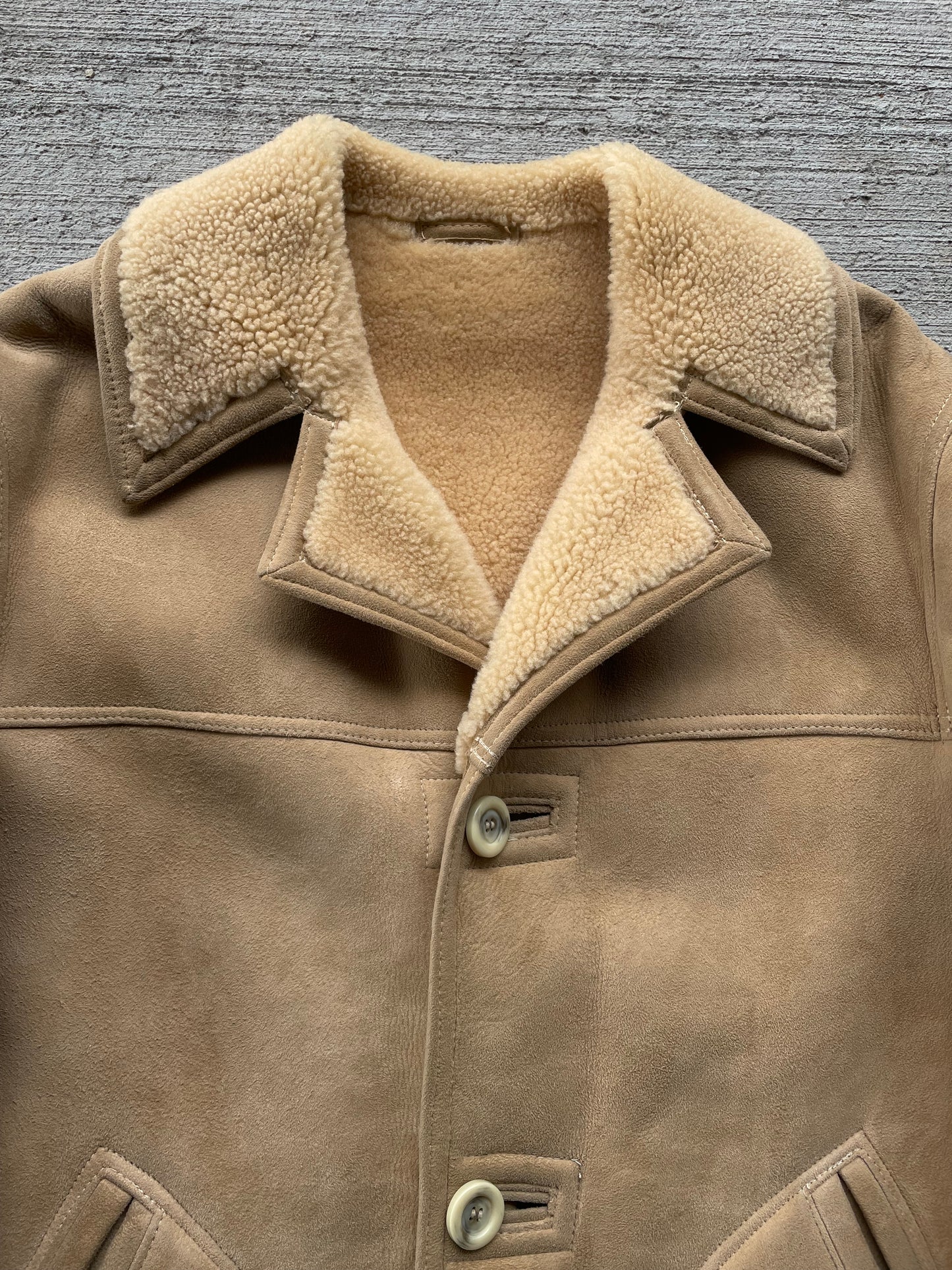 50s Abercrombie & Fitch Shearling Coat