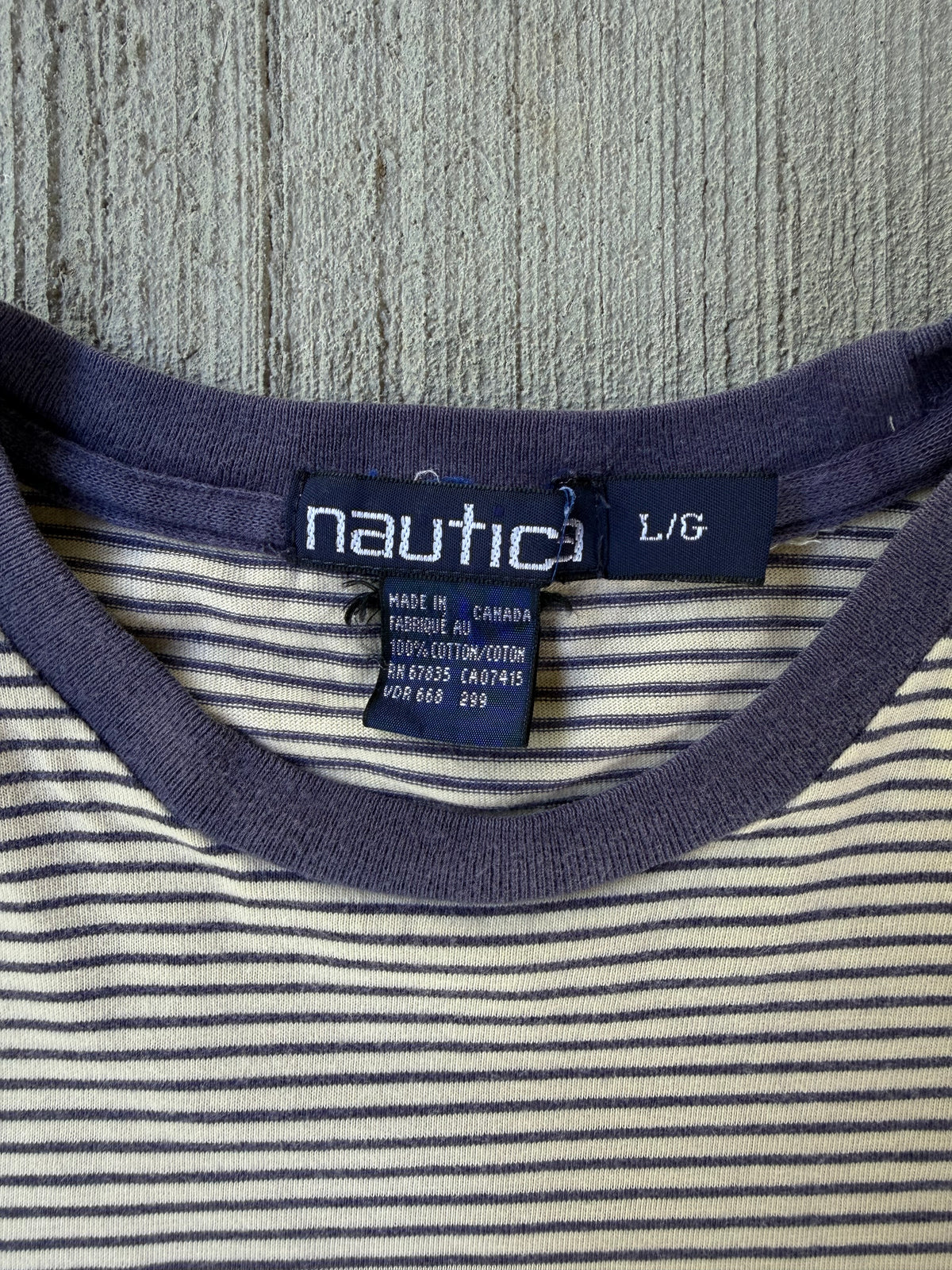 Vintage 1990s Nautica Striped Tee