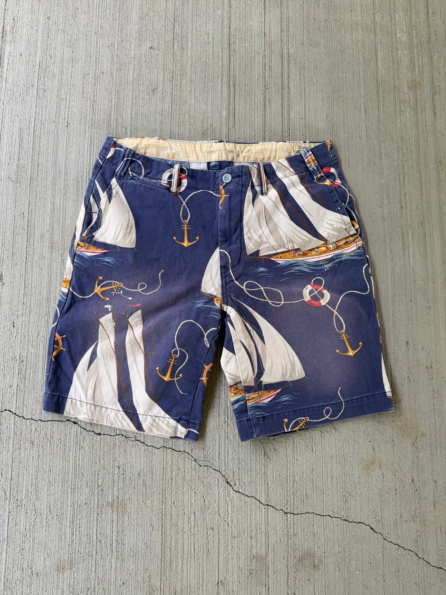 Vintage Polo Ralph Lauren Nautical Chino Shorts