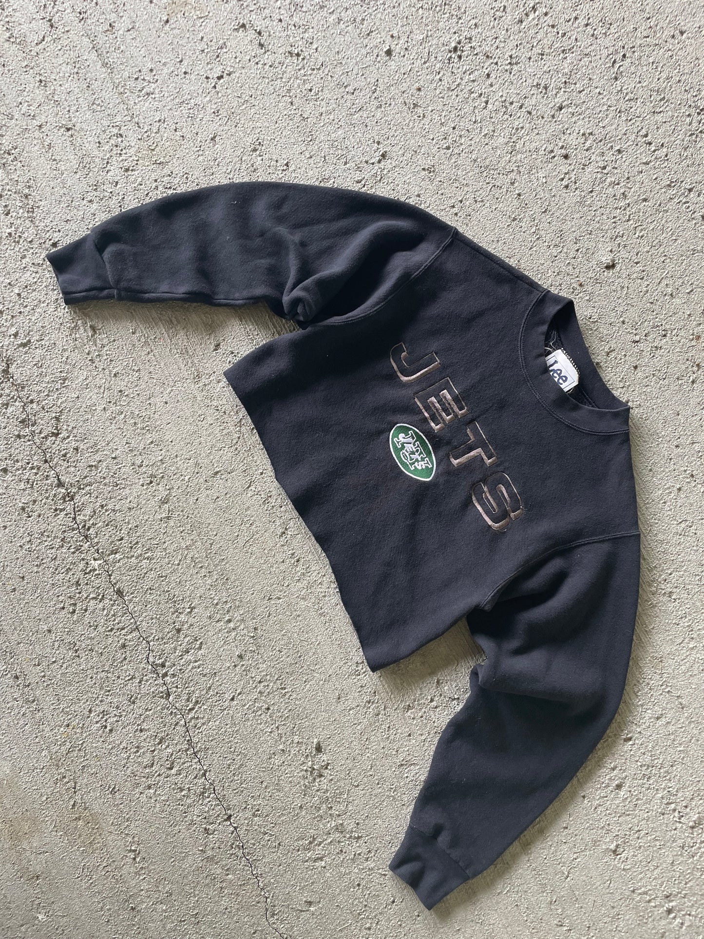 90s NY Jets Cropped Crewneck