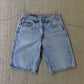Vintage 1996 Levi’s 550 Orange Tab Denim Shorts