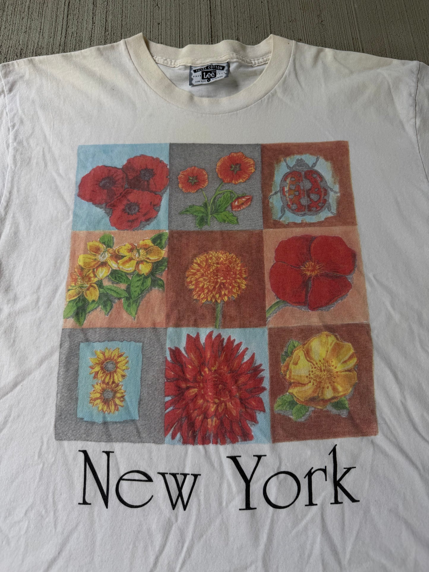 Vintage 90s New York Botanical Art Shirt