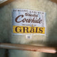 Vintage 1970s Grais Suede Leather Cowhide Vest