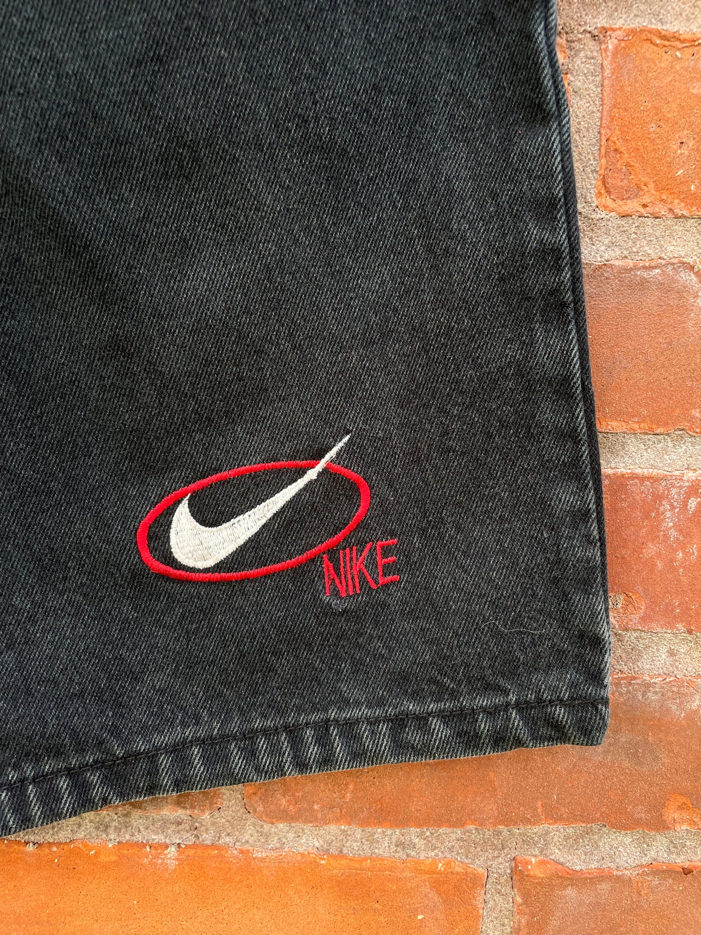 90s Nike Bootleg Denim Shorts