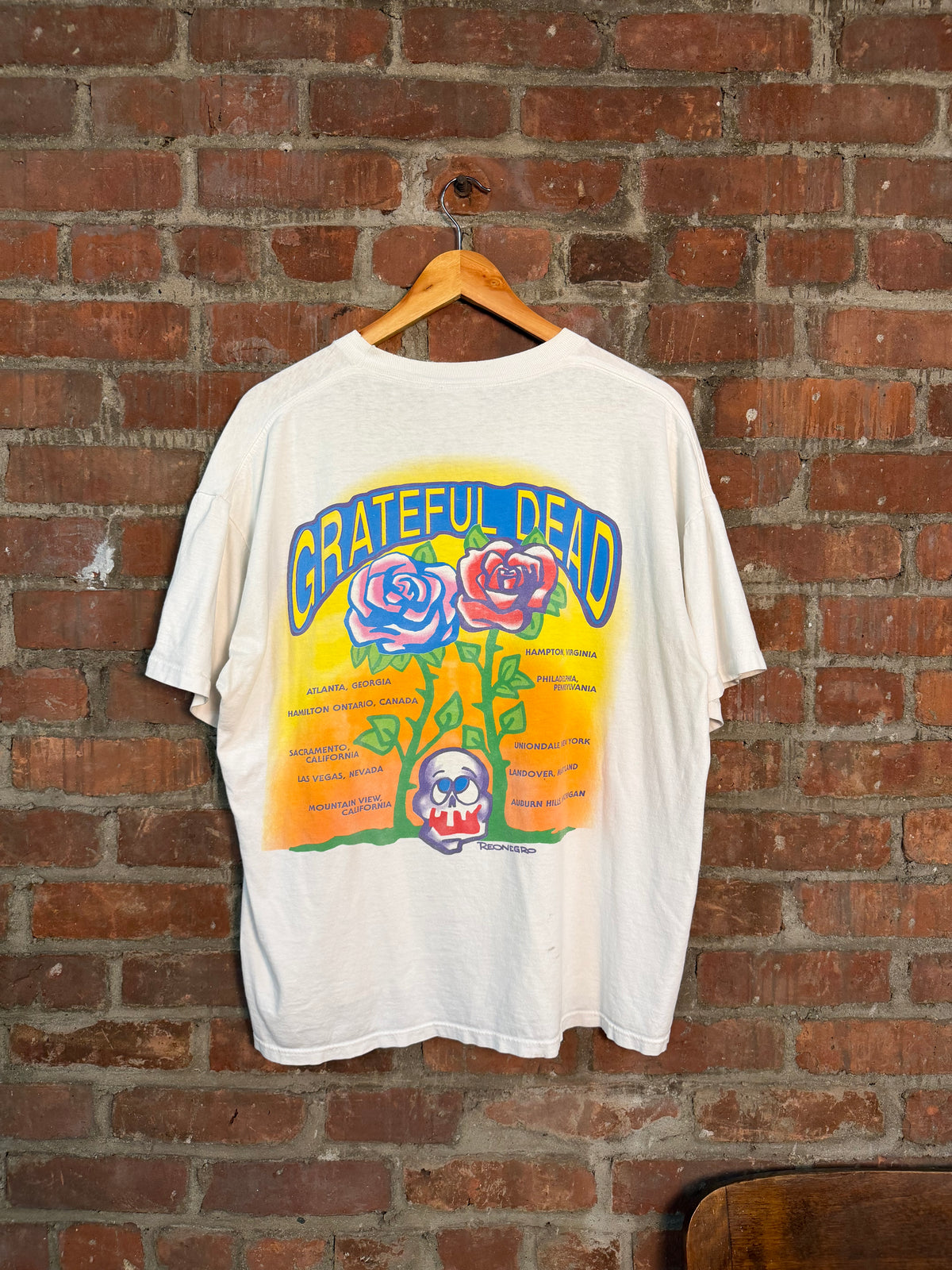 Vintage 1992 Grateful Dead Spring Tour Band Tee