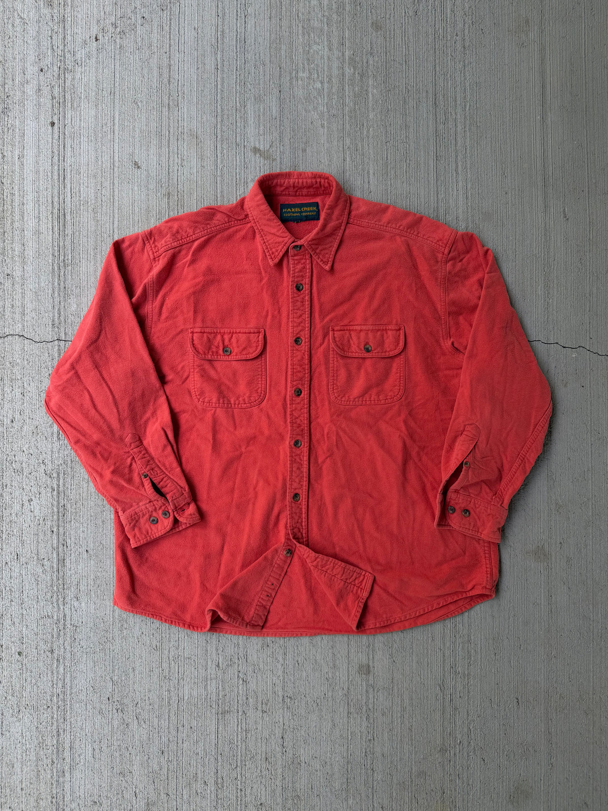 Vintage 1990s Hazel Creek Salmon Chamois Shirt