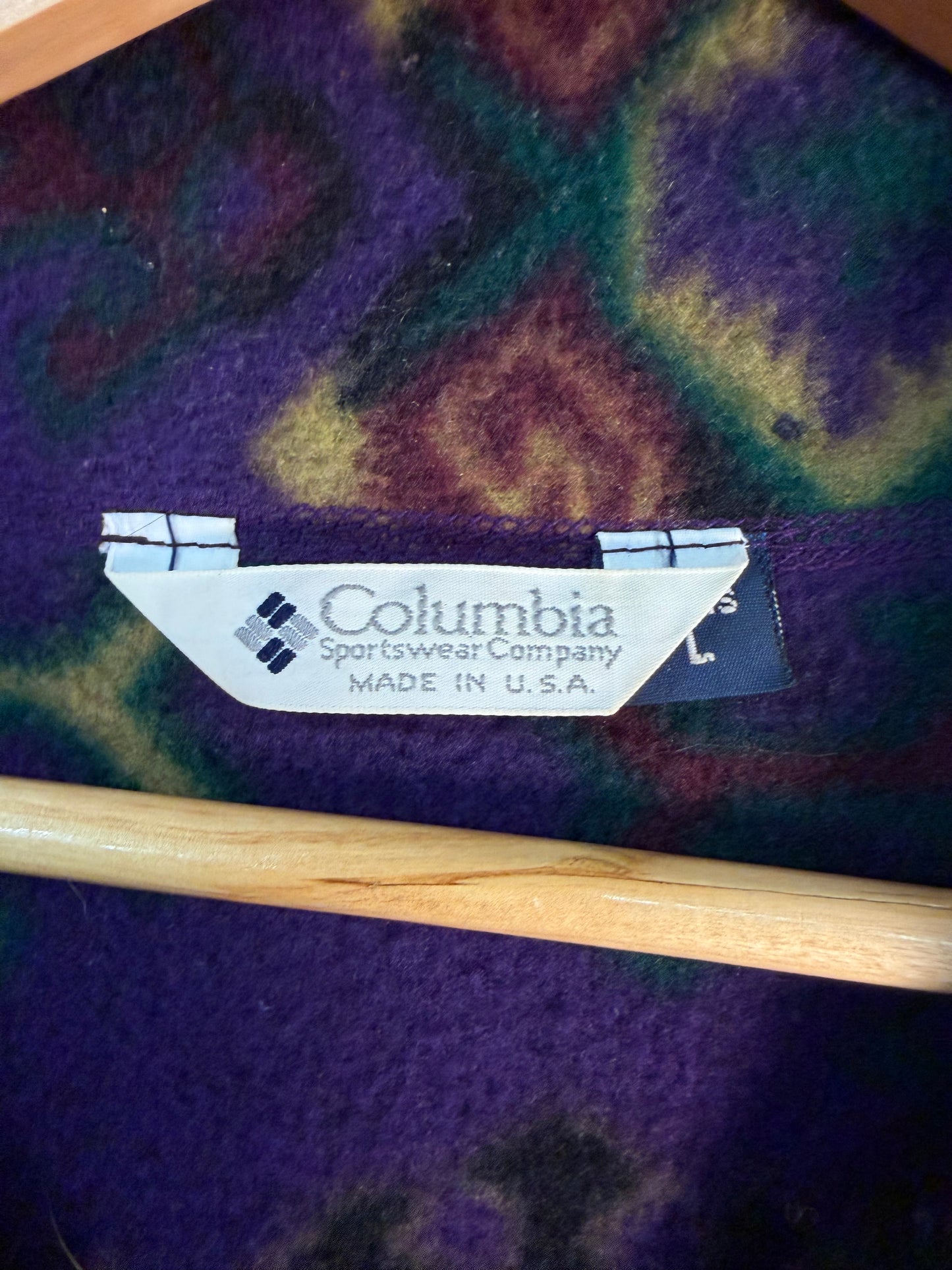 Vintage 90s Columbia Aztec Fleece