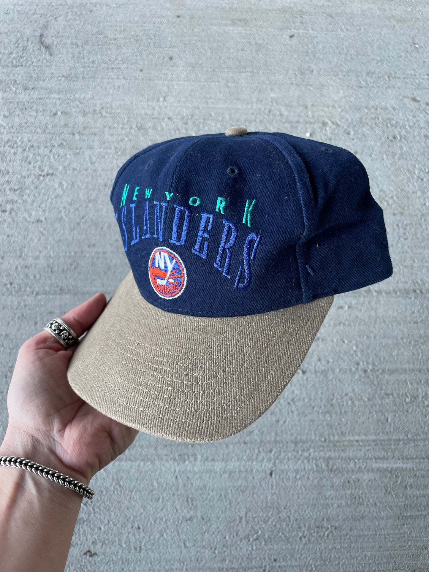 90s NY Islanders Strapback Hat