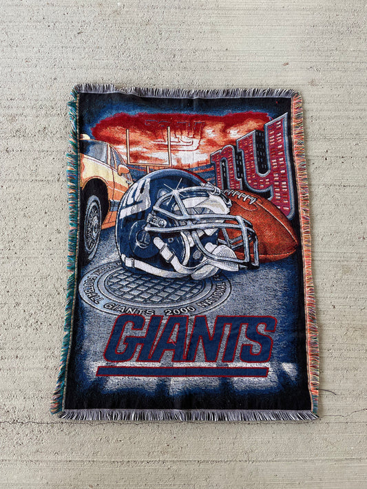 2000 NY Giants Tapestry Blanket