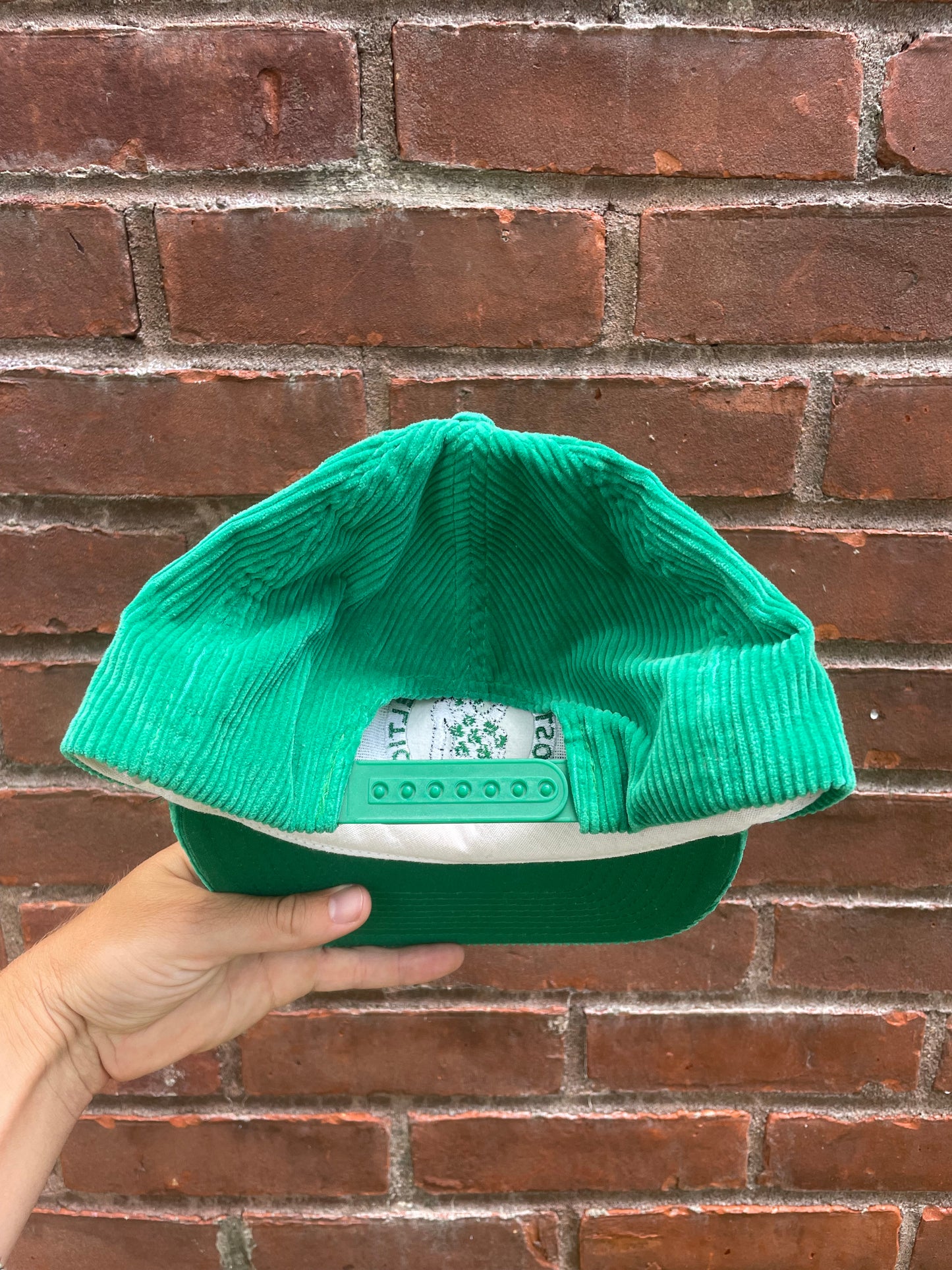 90s Boston Celtics Corduroy Snapback Hat