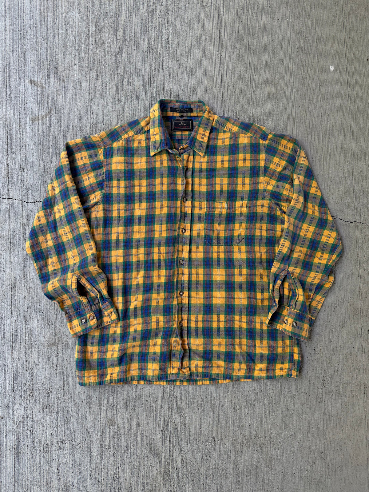 Vintage 1980s Westport Supply Co. Cotton Button Up