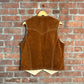 Vintage 1970s Grais Suede Leather Cowhide Vest