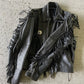 Vintage Leather Fringe Biker Jacket