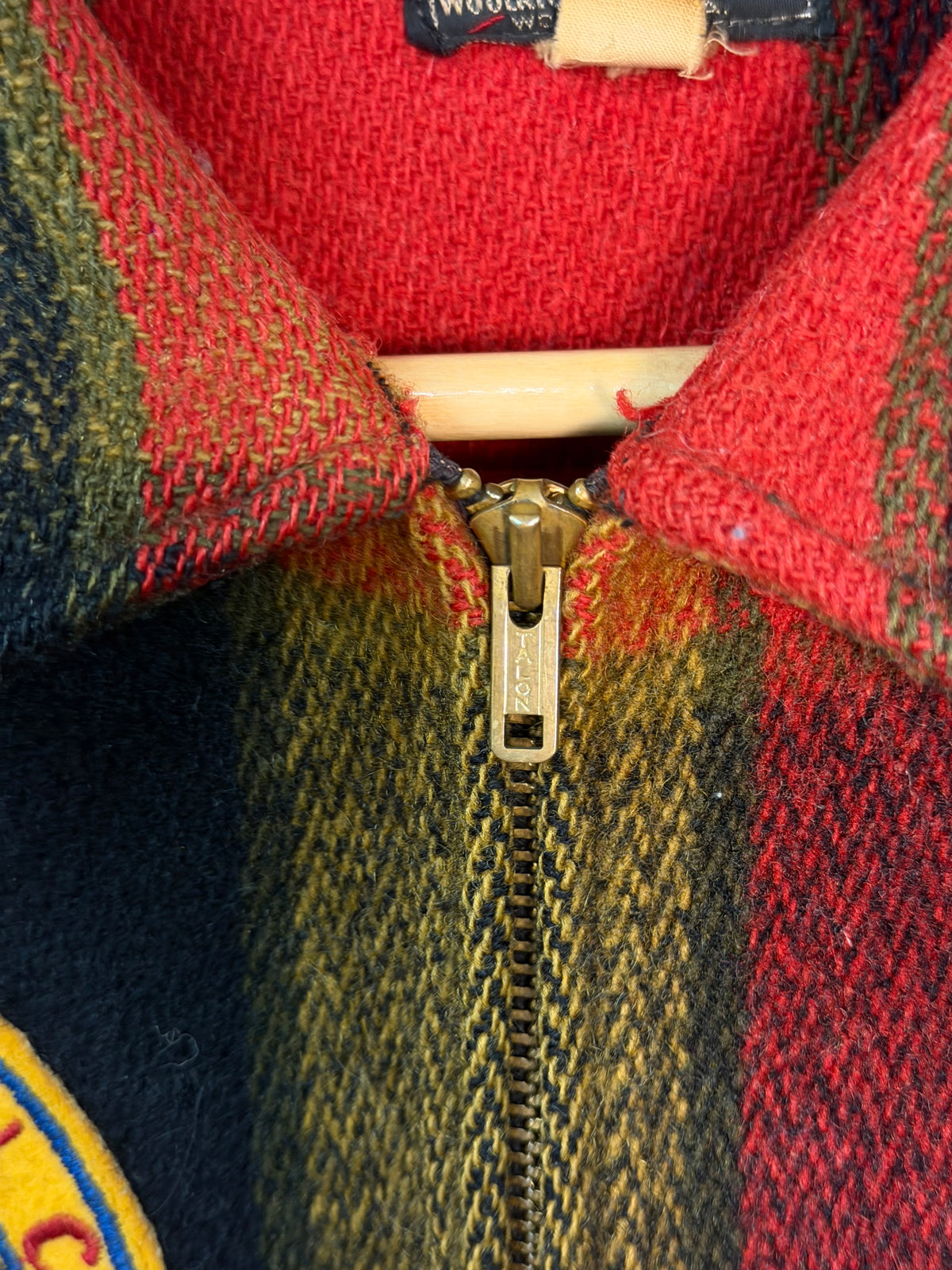 Vintage 1940s Woolrich Wool Patch Hunting Jacket
