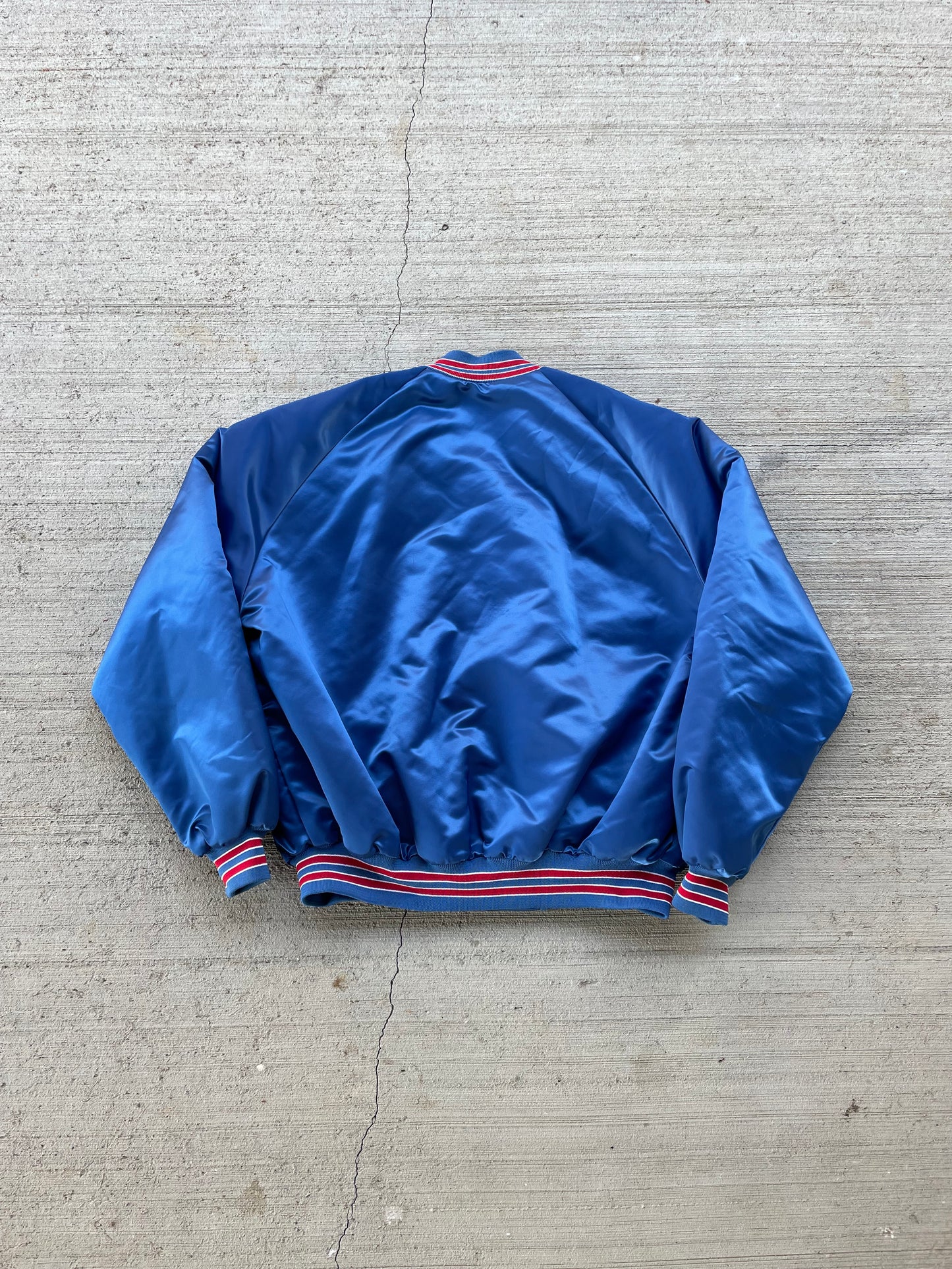 1990 NY Giants Chalk Line Bomber Jacket