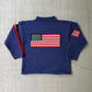Vintage USA Hand Knit Wool Sweater