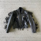 Vintage Leather Fringe Biker Jacket