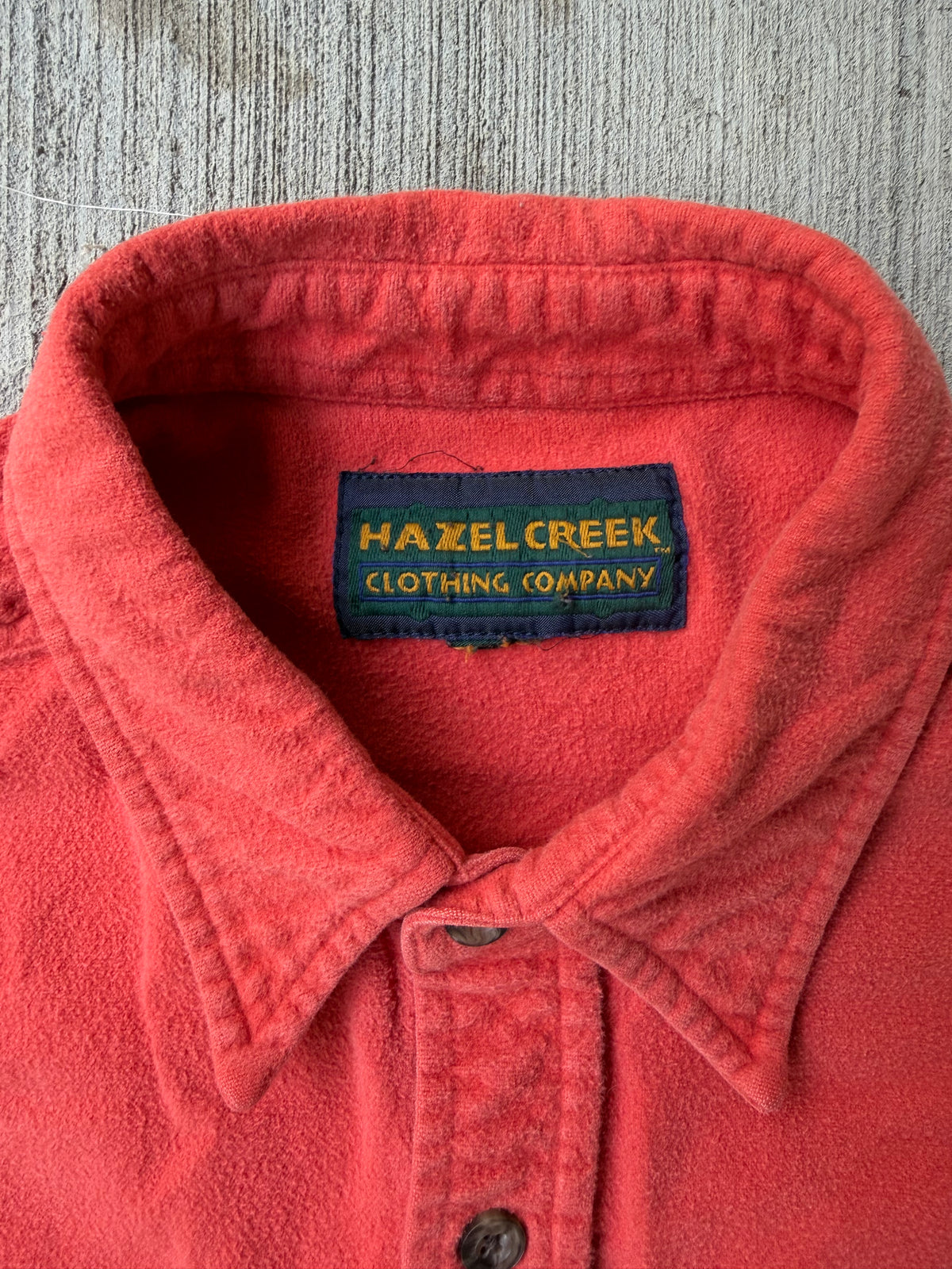 Vintage 1990s Hazel Creek Salmon Chamois Shirt