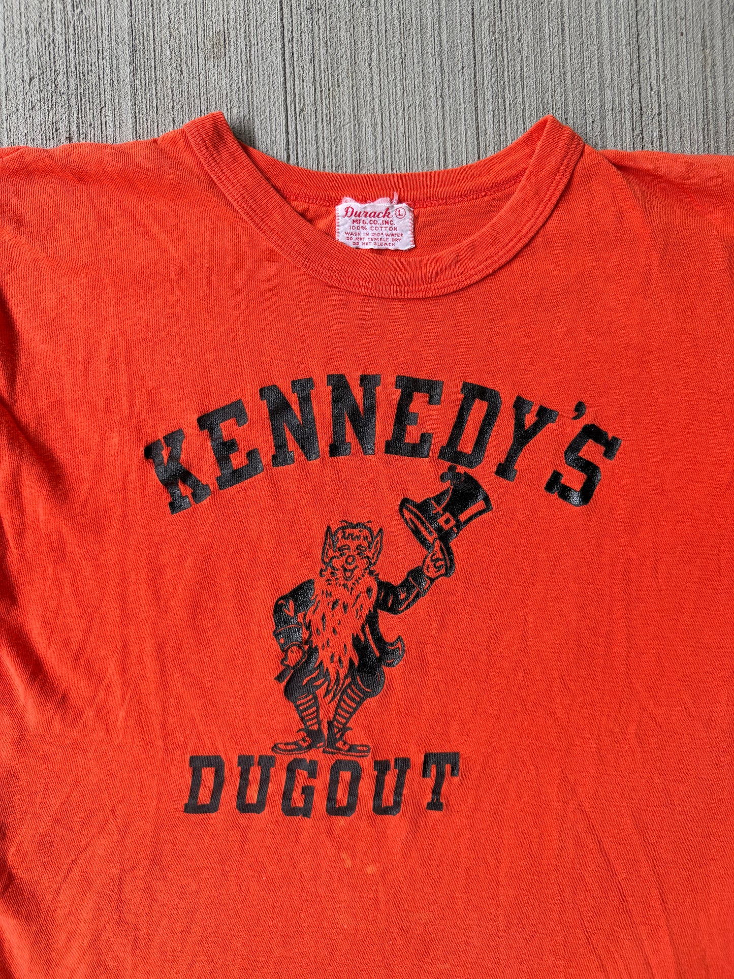 Vintage 1950s Kennedy’s Dugout Durack T-Shirt