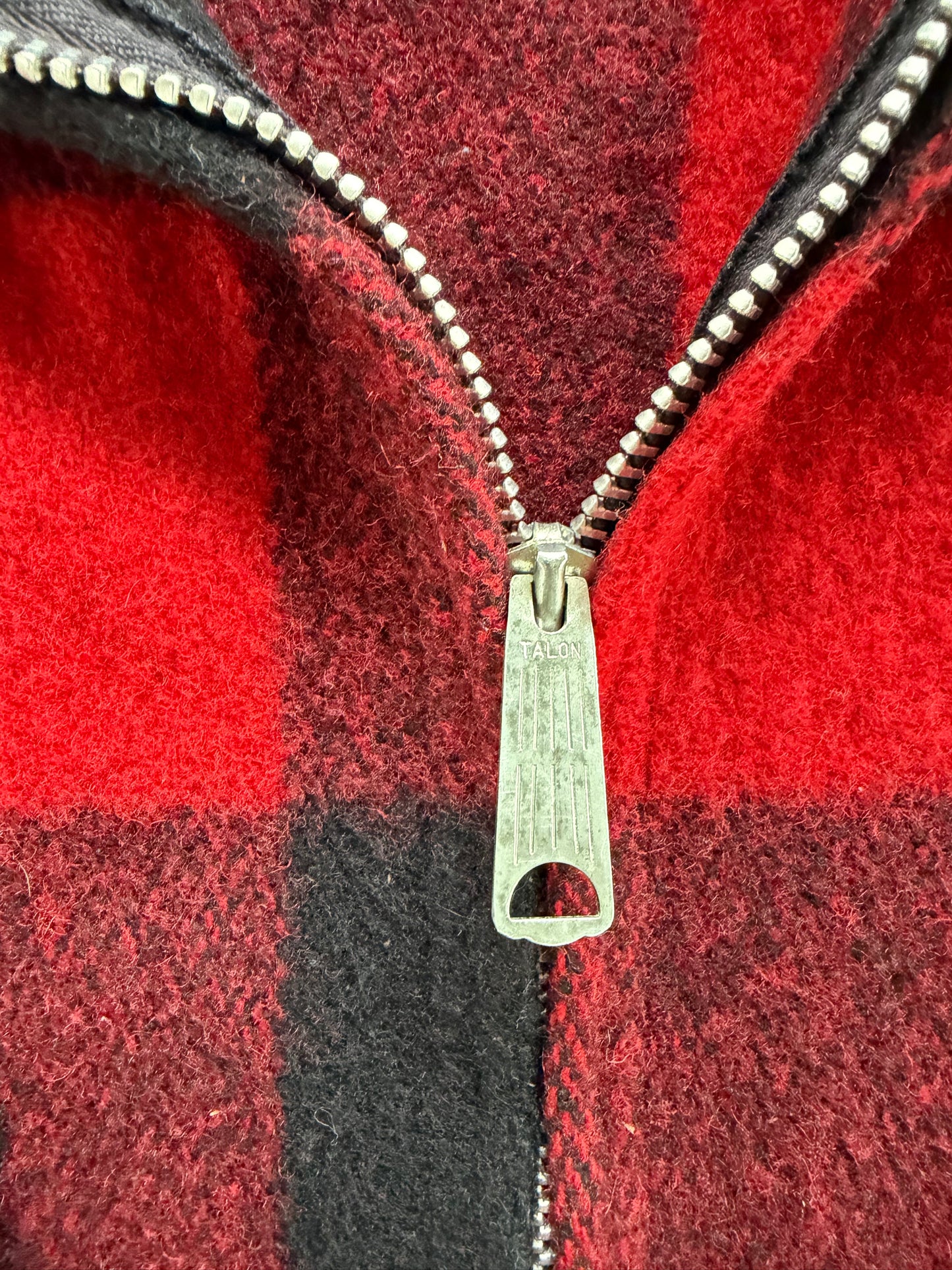 Vintage 60s/70s Storm Hero Buffalo Plaid Wool Jacket