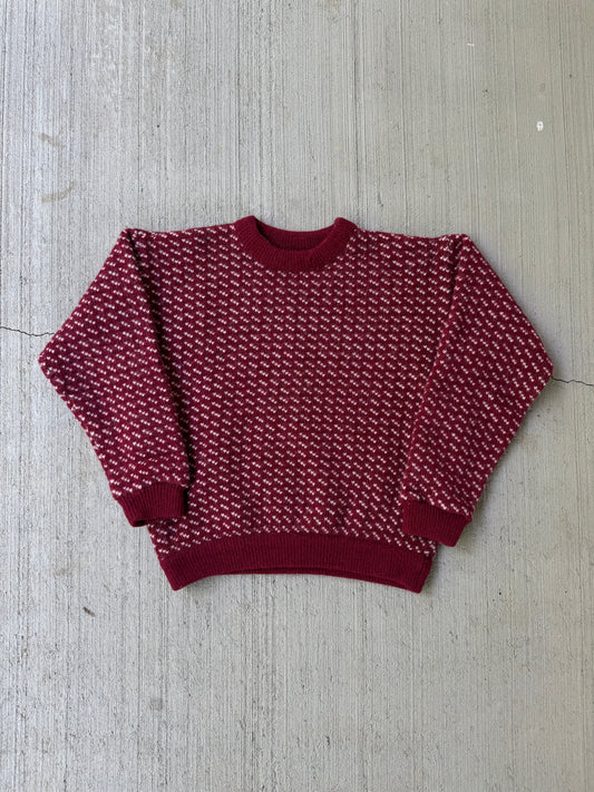 Vintage 1980s L.L. Bean Birdseye Wool Sweater