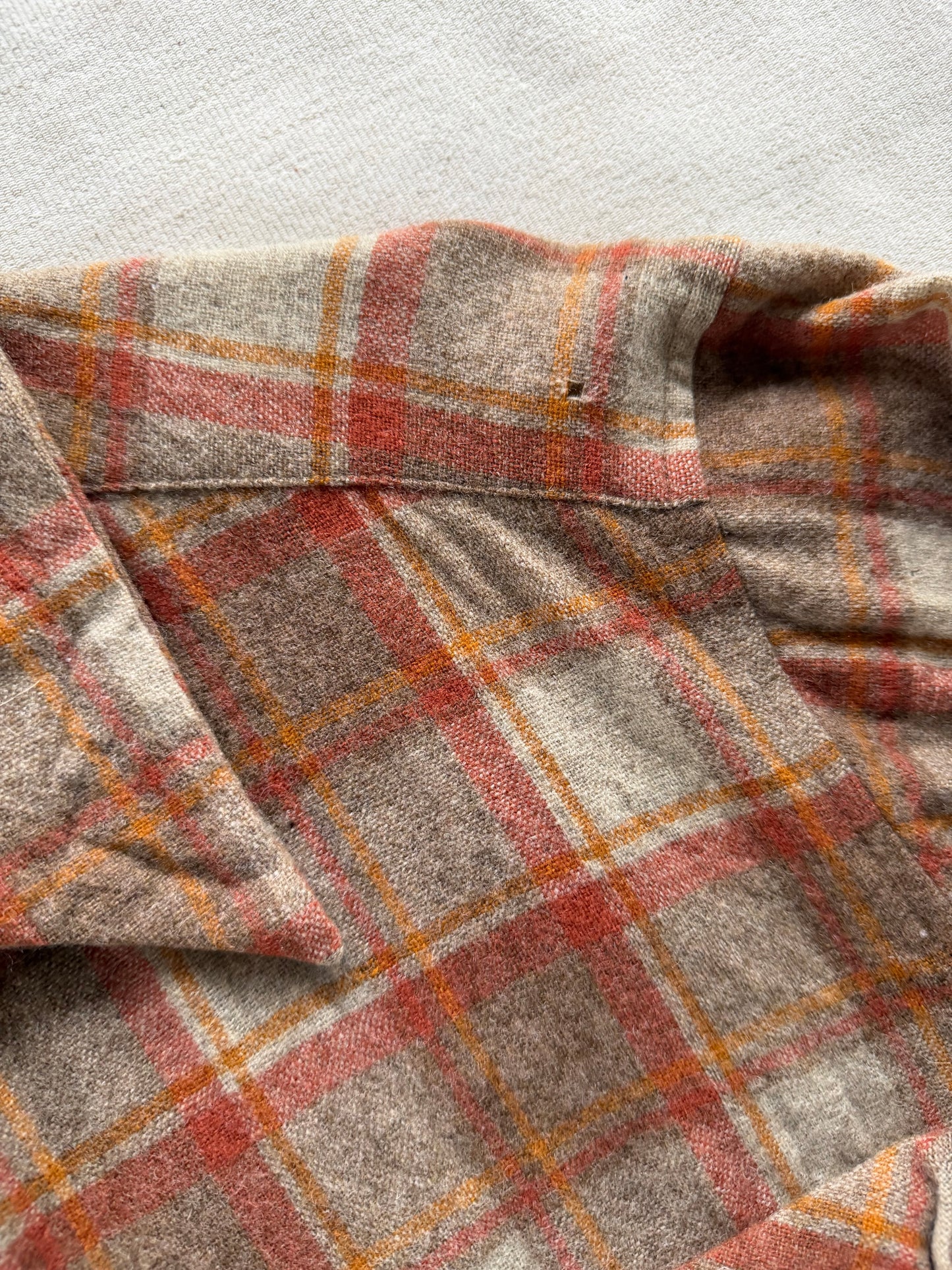 Vintage 1960s Pendleton Loop Collar Flannel