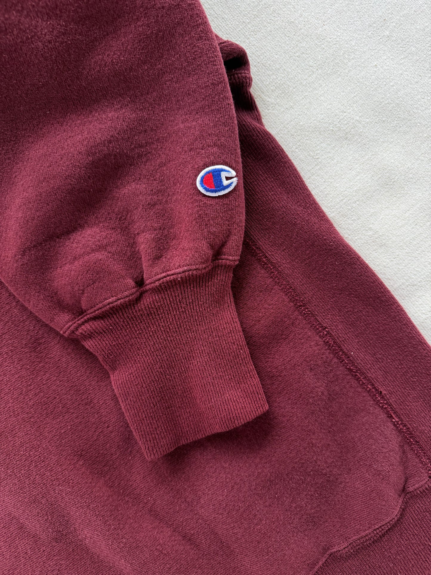 Vintage 90s Maroon Champion Reverse Weave Crewneck