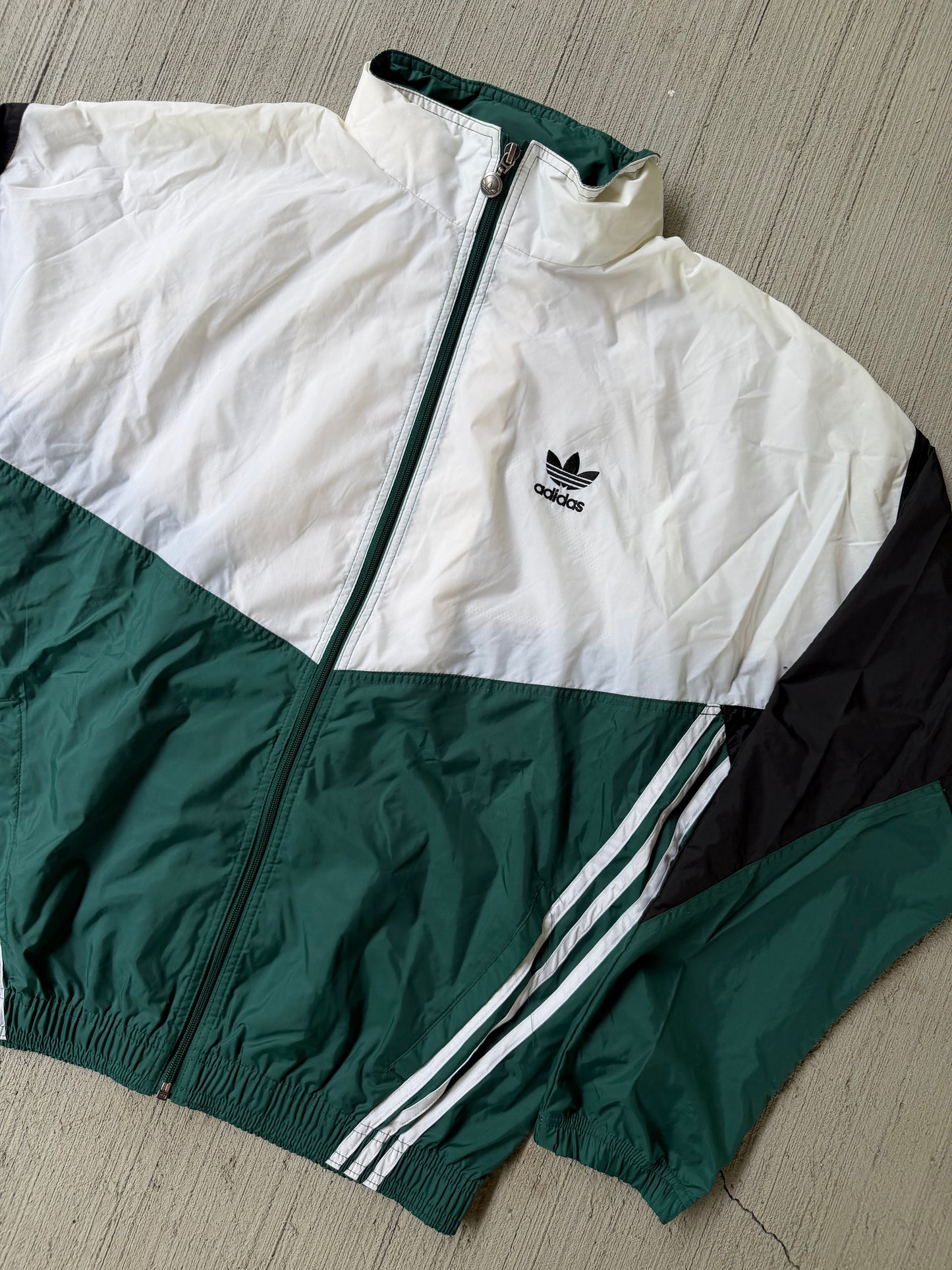 Vintage 90s Adidas Windbreaker Track Jacket