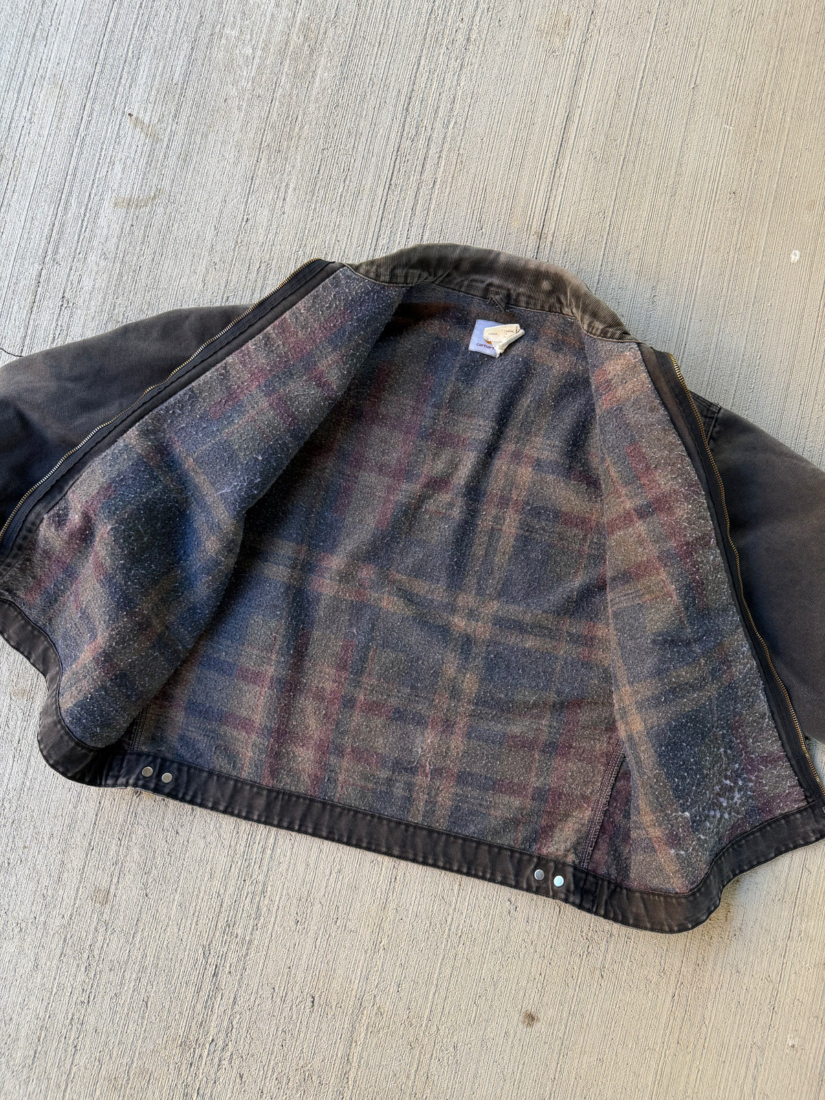 Vintage 90s Carhartt J43 ONX Detroit Blanket Lined Jacket