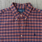 Vintage 90s Polo Ralph Lauren Checkered Button Up