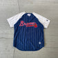 90s Atlanta Braves Chipper Jones Mirage Jersey