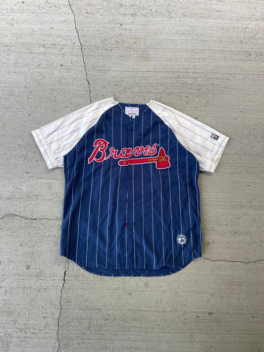 90s Atlanta Braves Chipper Jones Mirage Jersey