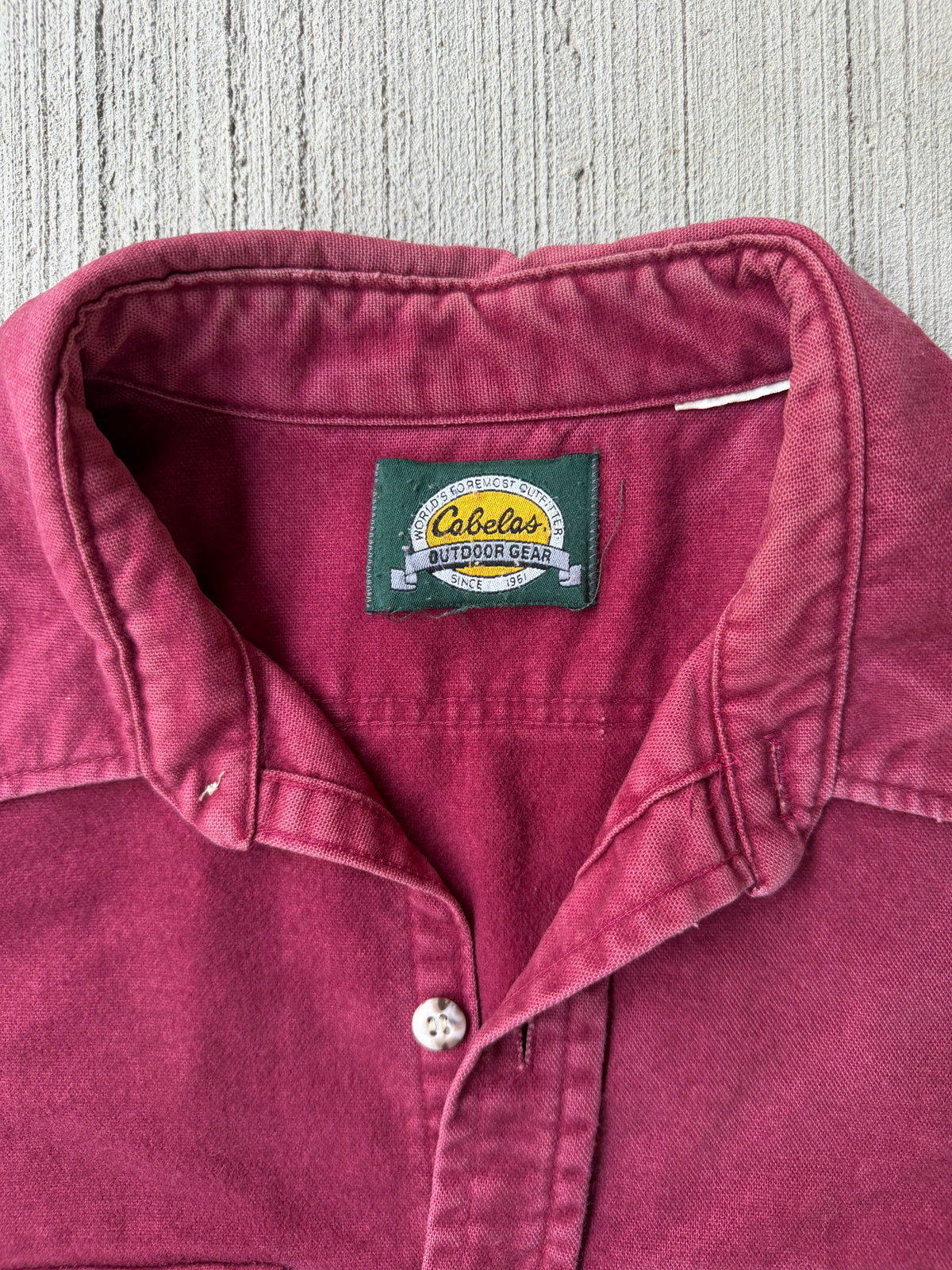 Vintage 1990s Cabela’s Chamois Shirt