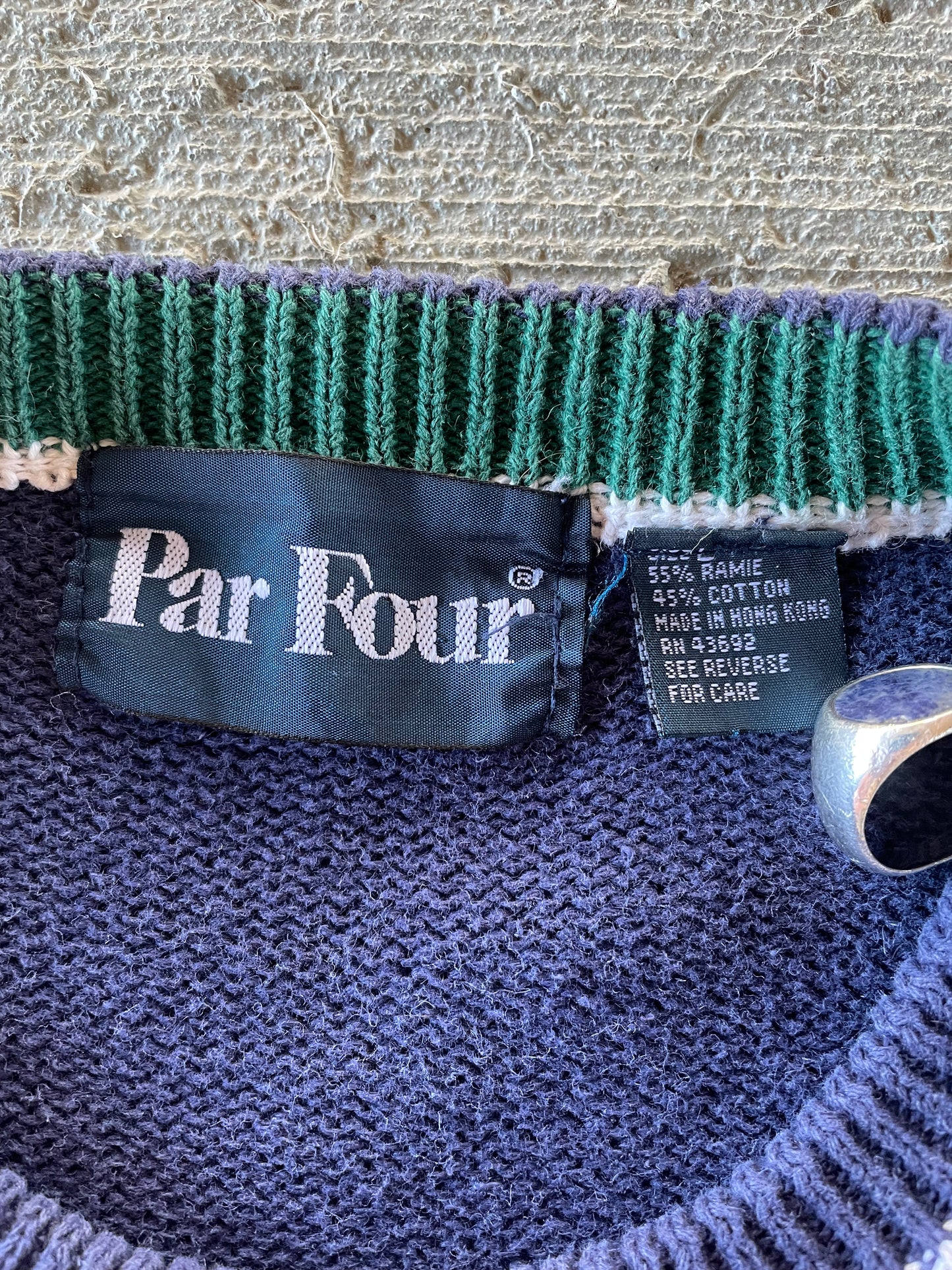 90s Par Four Golf Sweater