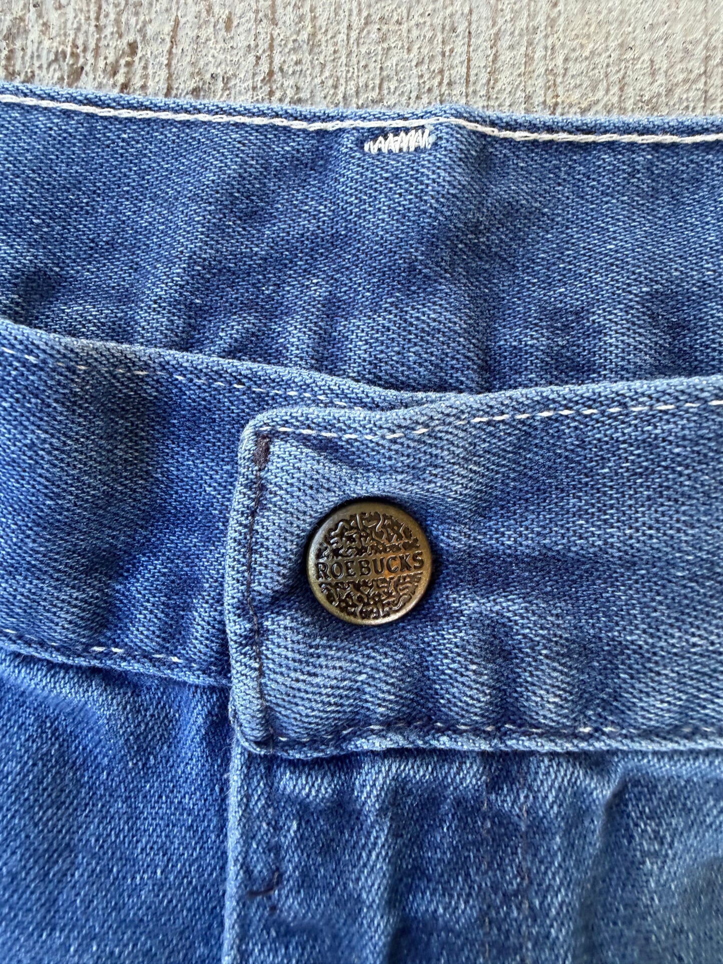 Vintage 80s Roebucks Carpenter Painted Jeans