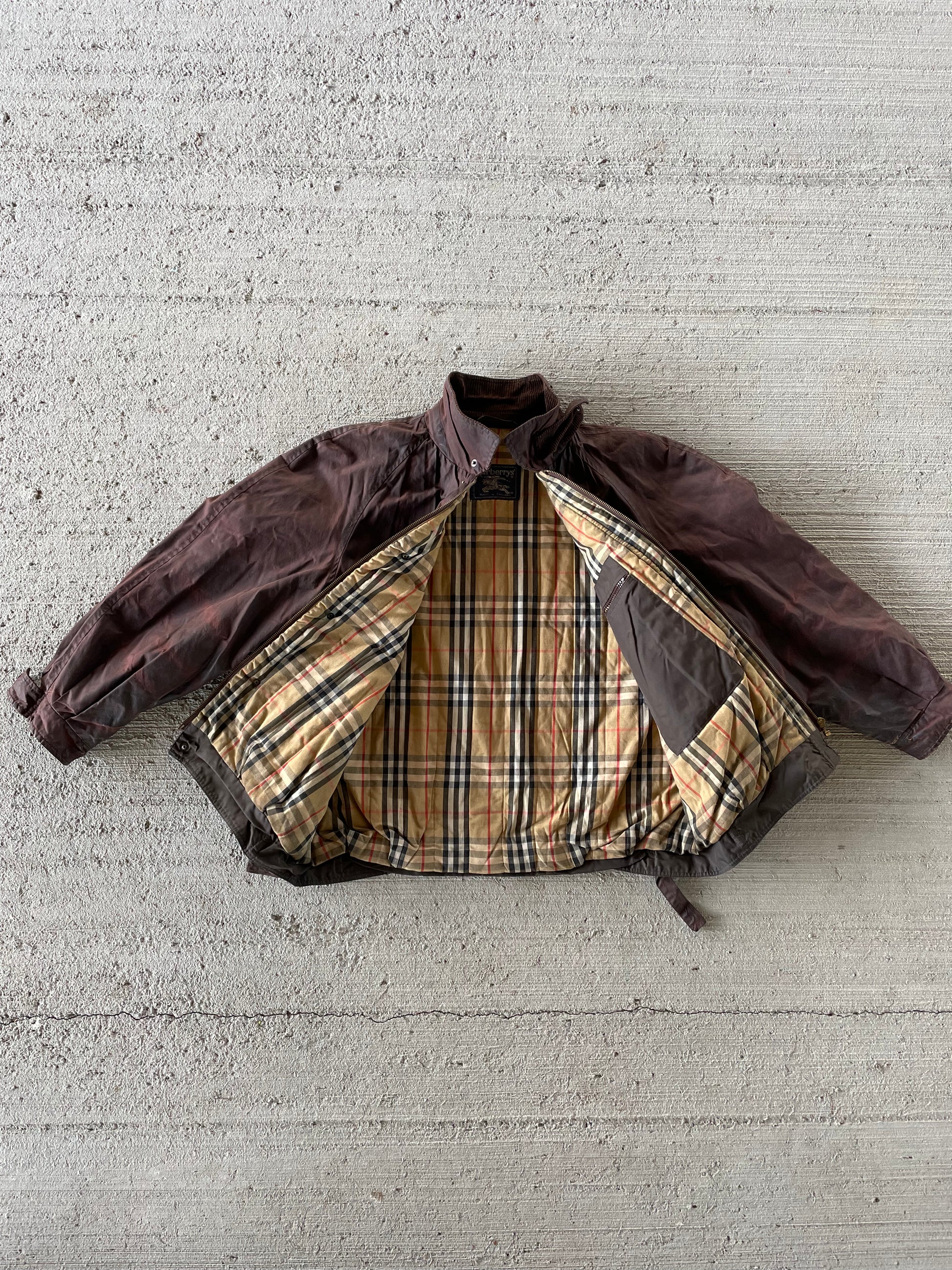 Vintage Burberrys Wax Coated Jacket Second Rodeo