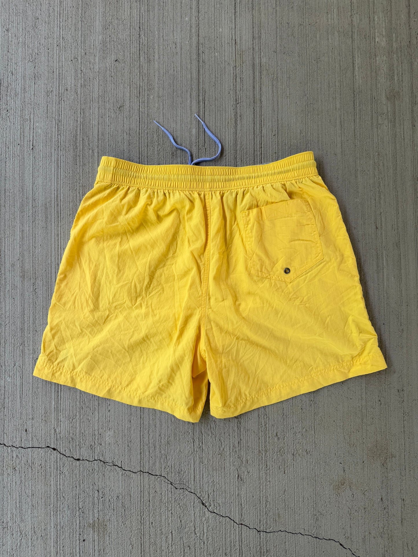 Vintage Polo Ralph Lauren Yellow Swim Trunks
