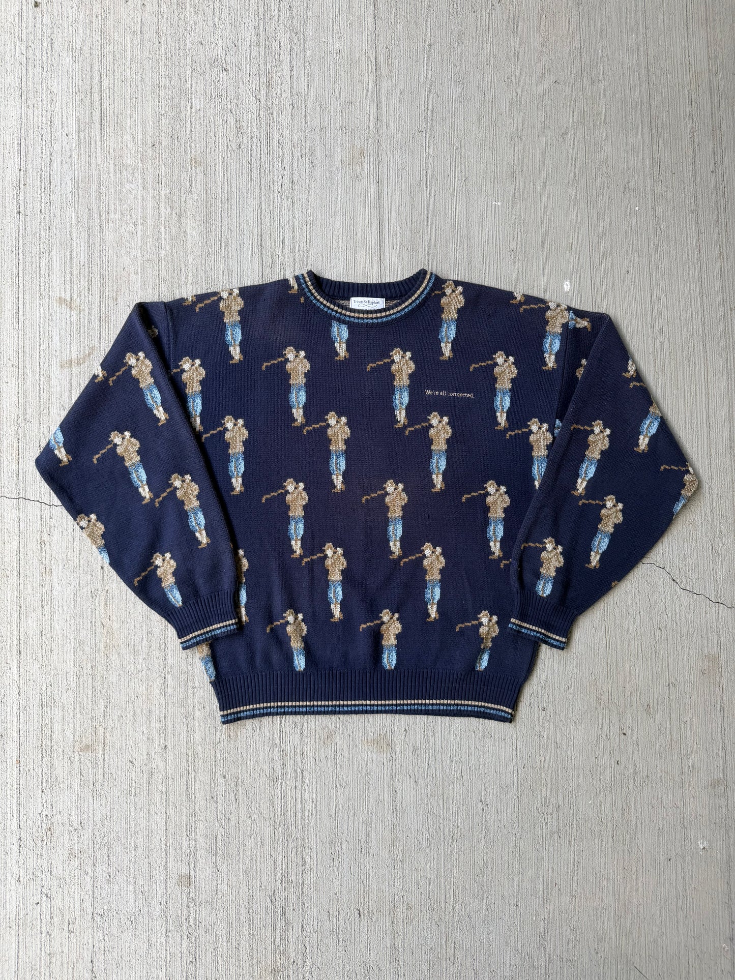 Vintage 90s Tricots St. Raphael Golf Sweater