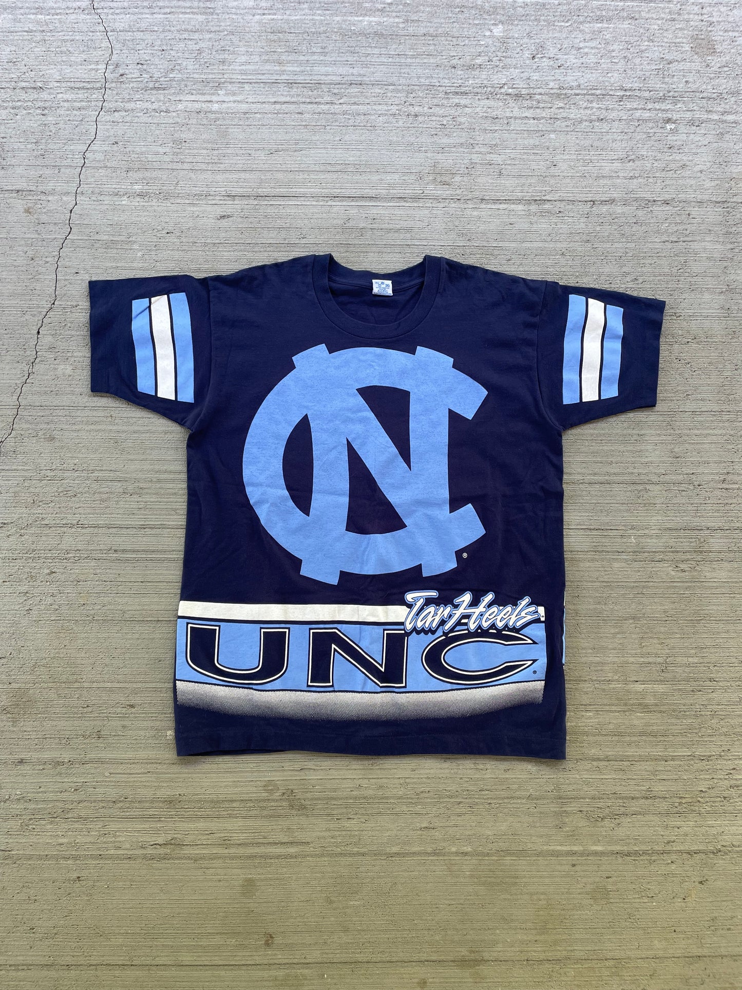 Vintage 1990s UNC Tar Heels AOP Tee
