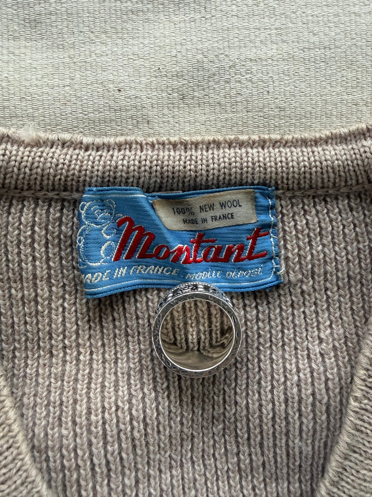 Vintage 60s Montant French Ski Sweater