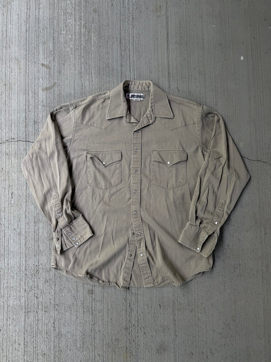 Vintage 1990s Drysdales Pearl Snap Button Up