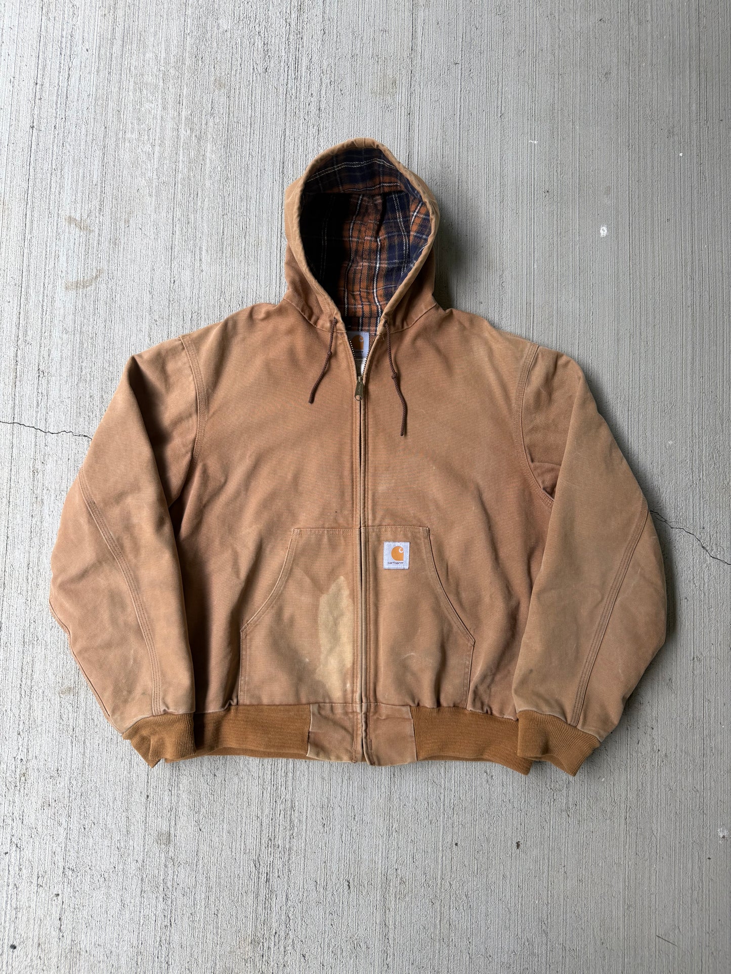 Vintage 2001 Carhartt Blanket Lined Hooded Jacket