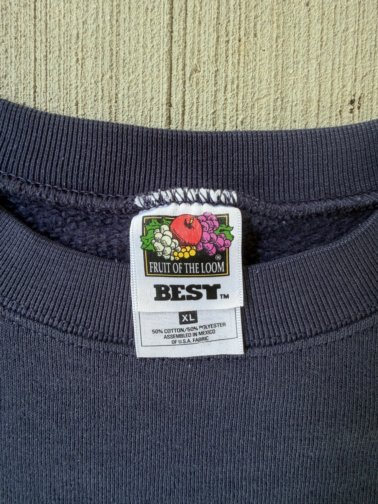 Vintage 90s New York Yankees Embroidered Logo Crewneck Sweatshirt
