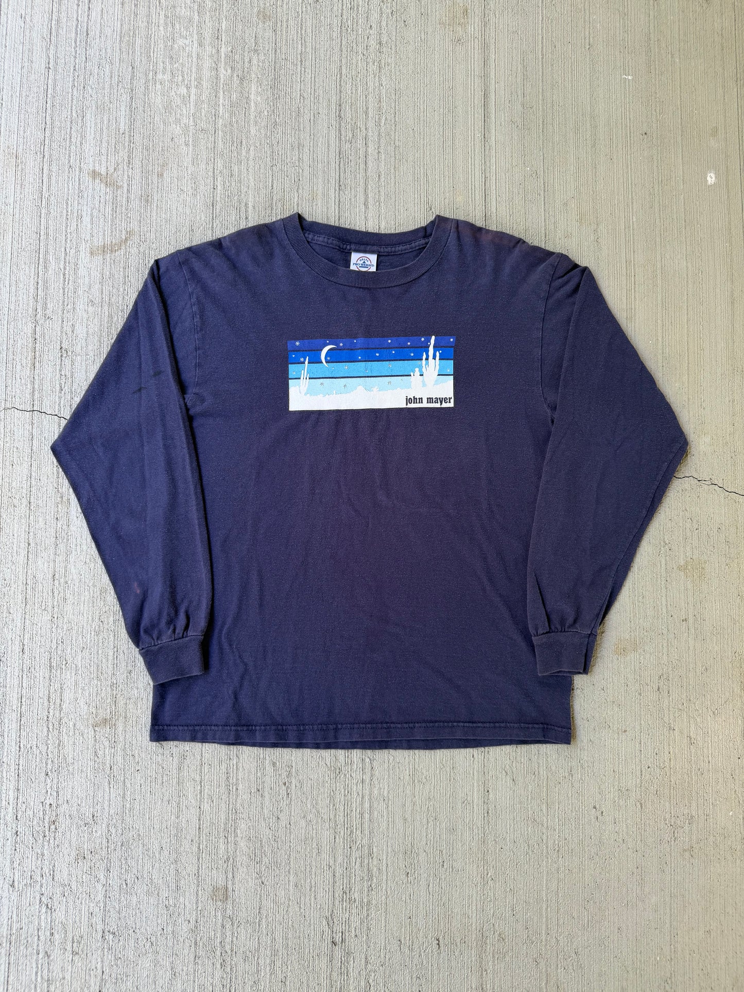 2002 John Mayer Long Sleeve Fall Tour Tee